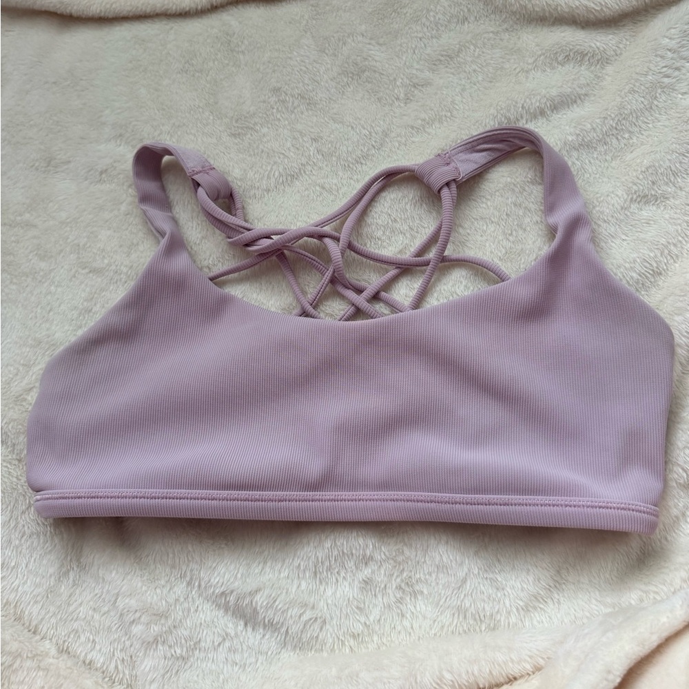 Lululemon Free to be Wild Bra Ribbed Size 6